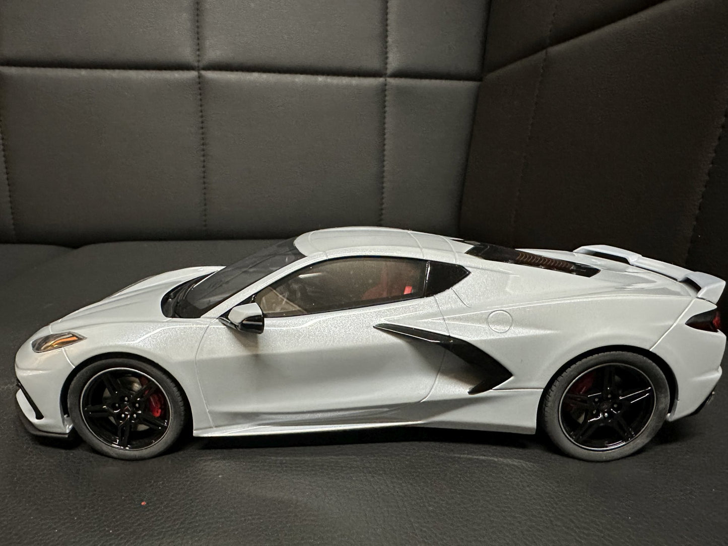 Chevrolet Corvette C8 grey Limitiert 048/999 1:18 GT Spirit GT835 Шевролет Корвет сив Лимитирана