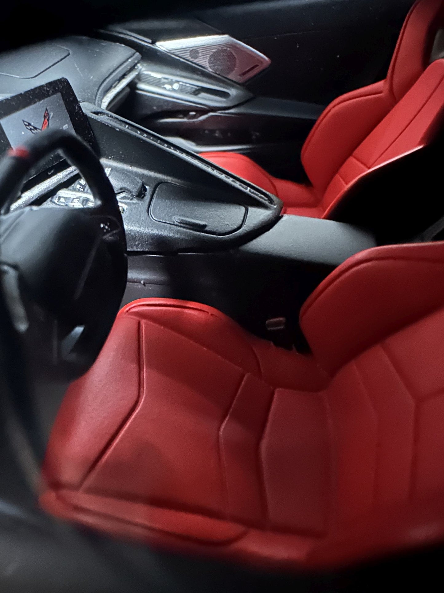 Chevrolet Corvette C8 grey Limitiert 048/999 1:18 GT Spirit GT835 Шевролет Корвет сив Лимитирана