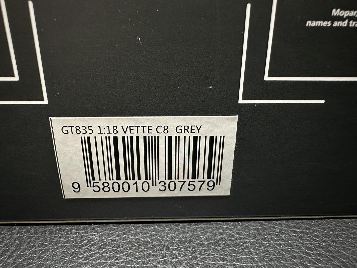 Chevrolet Corvette C8 grey Limitiert 048/999 1:18 GT Spirit GT835 Шевролет Корвет сив Лимитирана