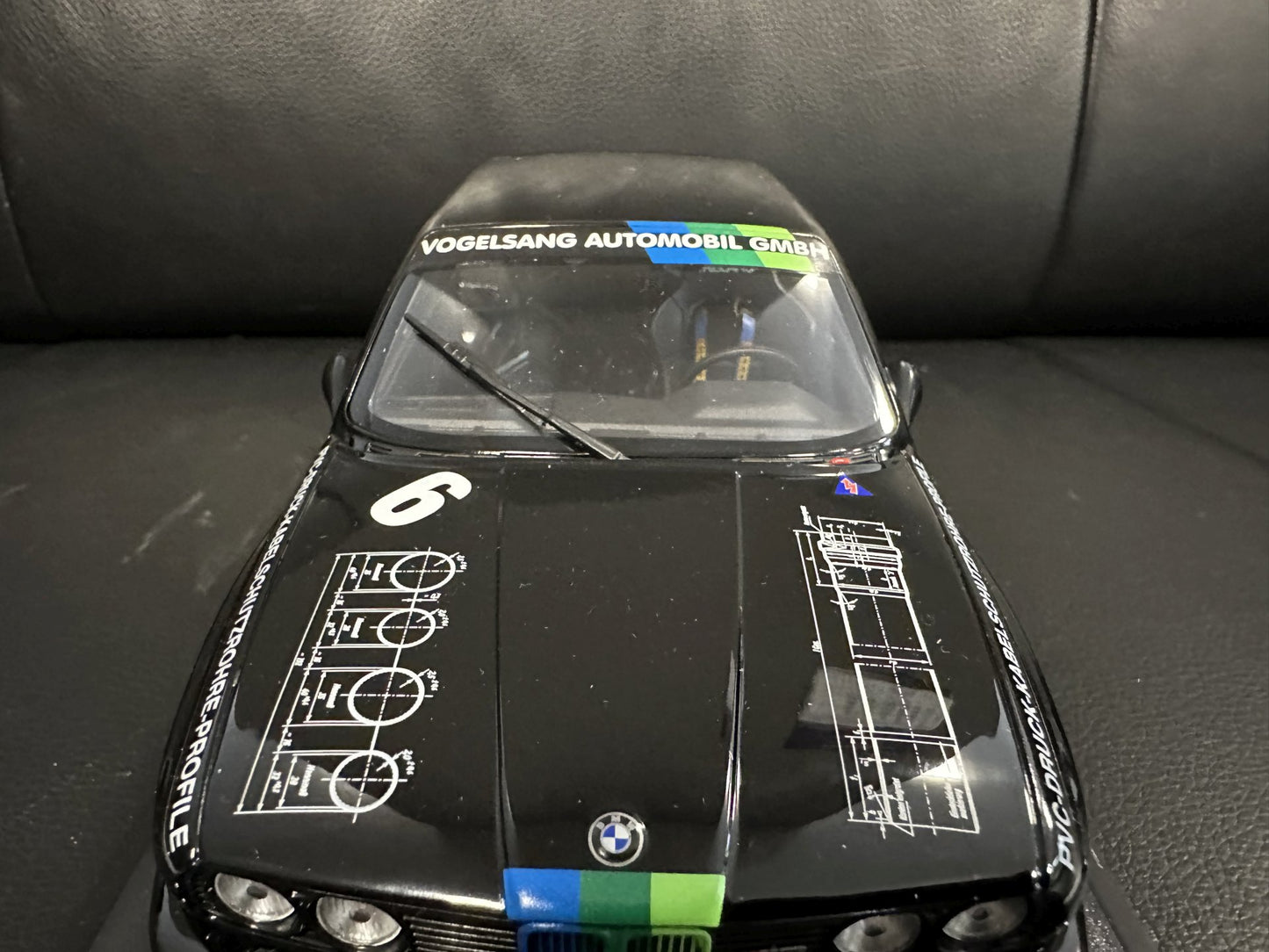 Bmw M3 DTM 1987 Harald Grohs Limitiert 1/300 black 1:18 Minichamps 155872006 Бмв M3 DTM 1987 черен Лимитирана