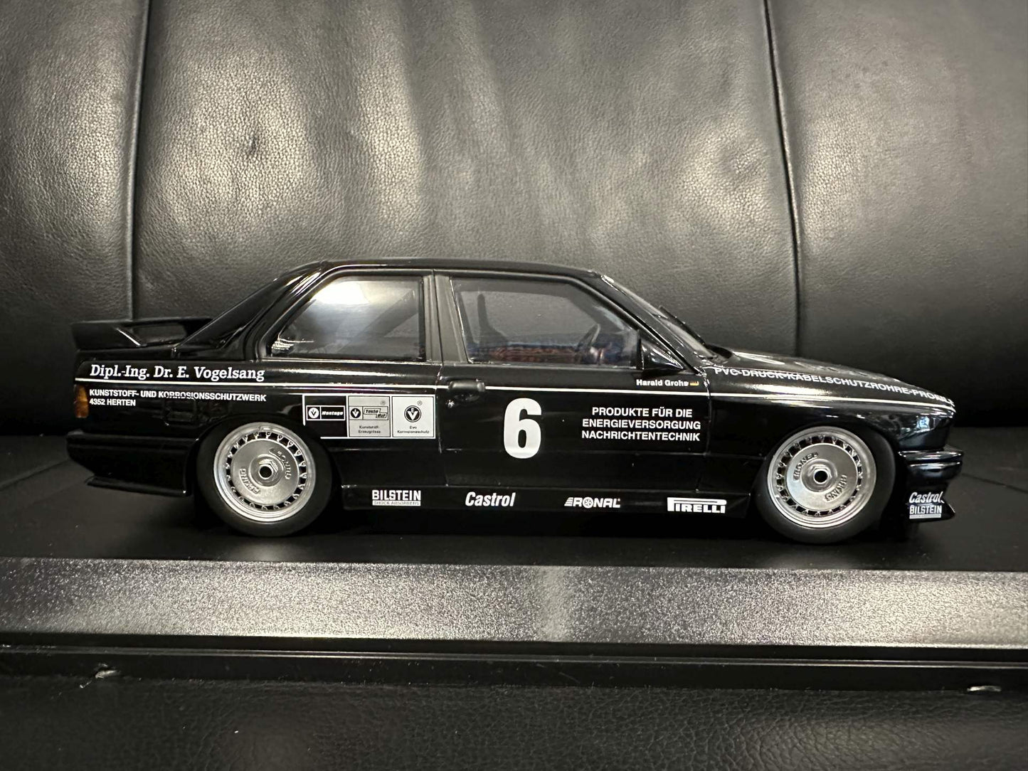 Bmw M3 DTM 1987 Harald Grohs Limitiert 1/300 black 1:18 Minichamps 155872006 Бмв M3 DTM 1987 черен Лимитирана