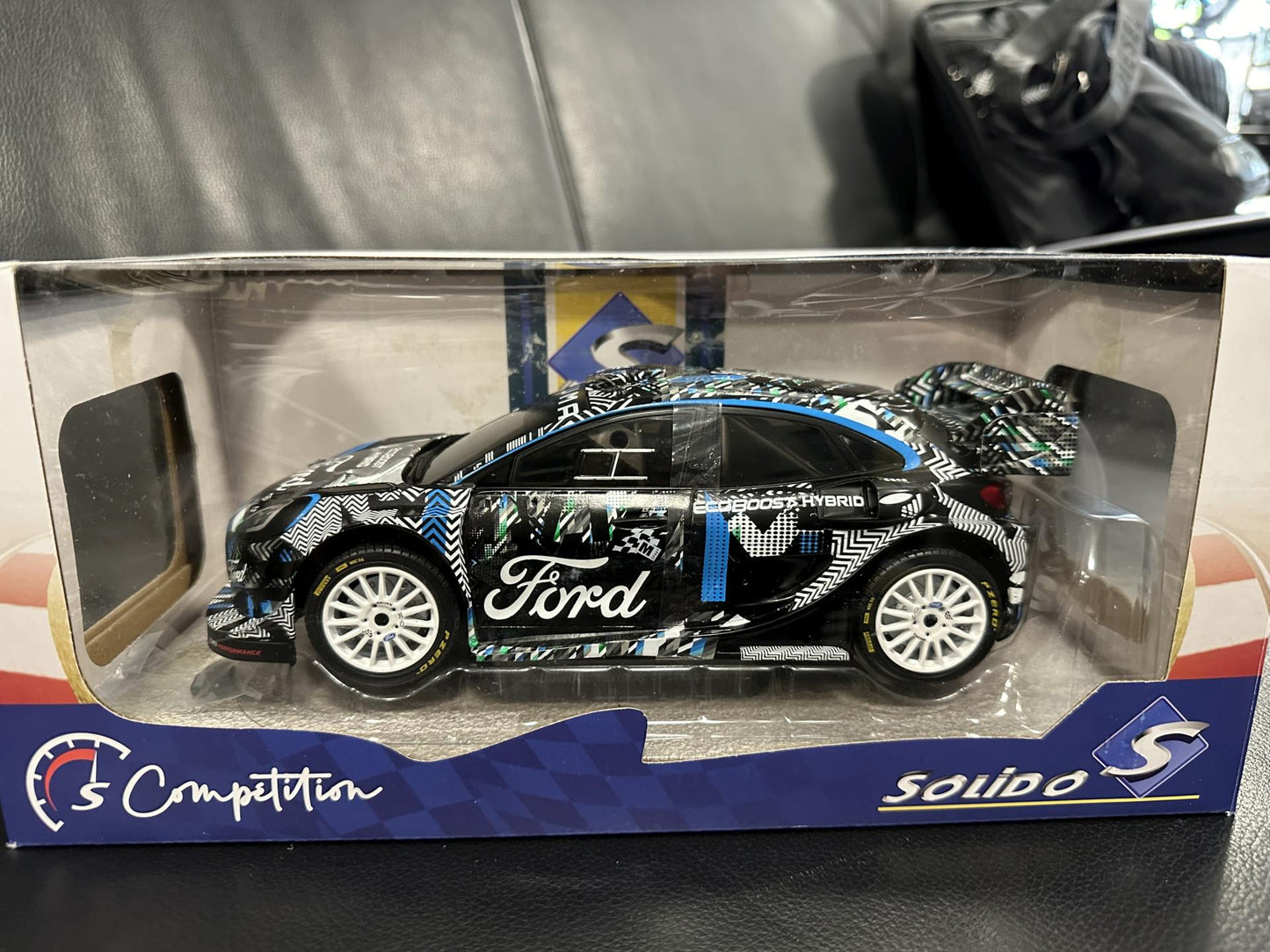 Ford Pu,a Rally 1 Goodwood Festival 2021 black 1:18 Solido S1809501 Форд Пума черен