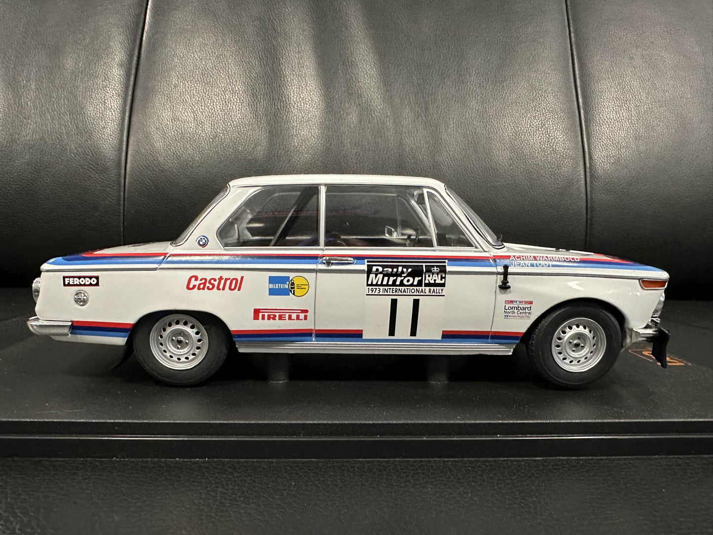 Bmw 2002 RAC Rally J. Todt 1973 1:18 IXO 18RMC164.22 Бмв 2002 бял