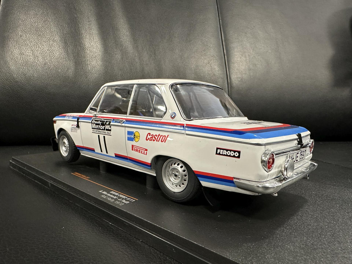 Bmw 2002 RAC Rally J. Todt 1973 1:18 IXO 18RMC164.22 Бмв 2002 бял