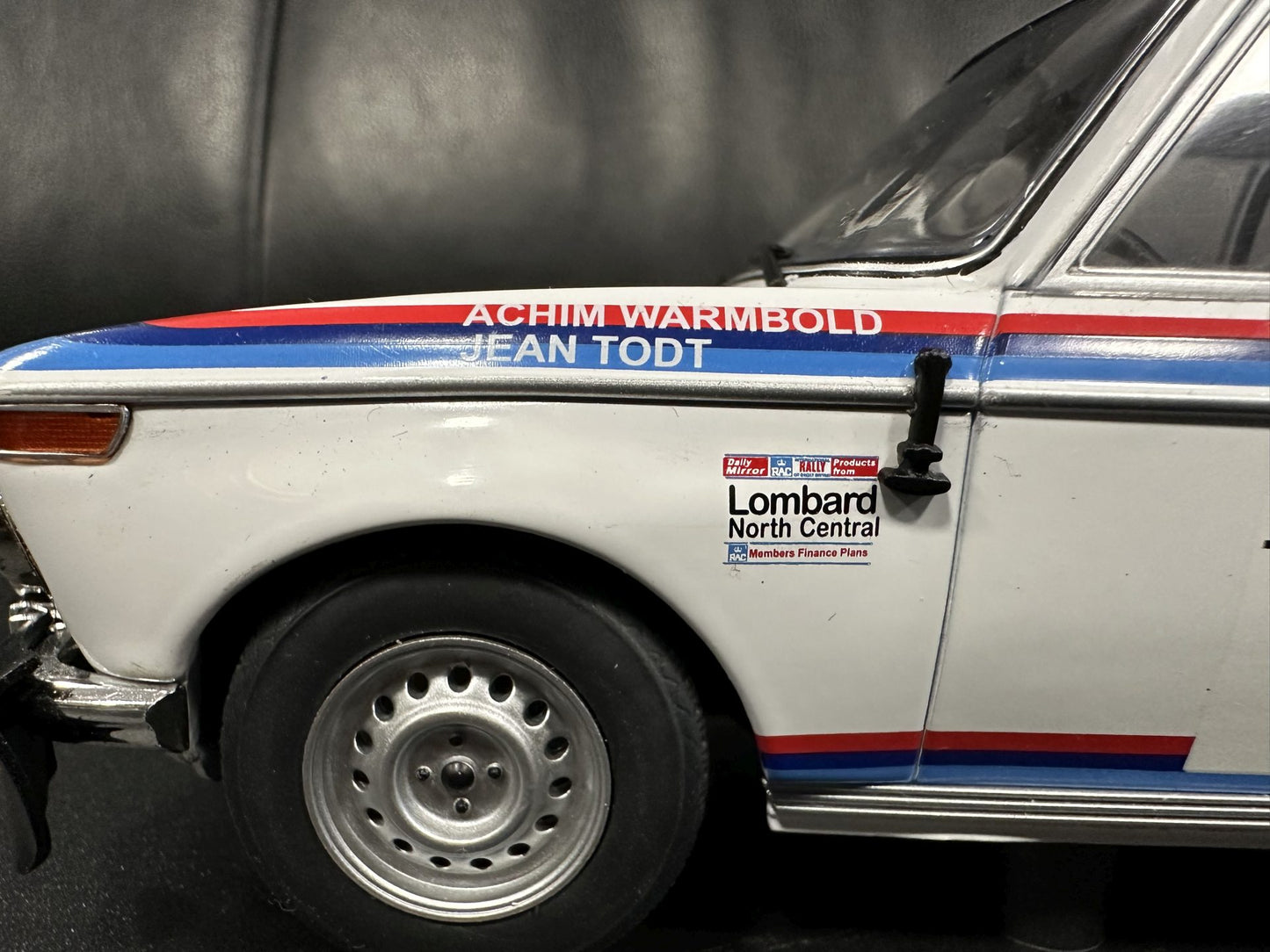 Bmw 2002 RAC Rally J. Todt 1973 1:18 IXO 18RMC164.22 Бмв 2002 бял