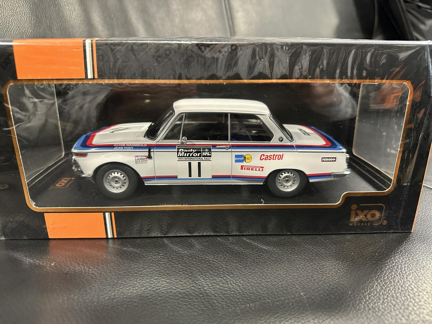 Bmw 2002 RAC Rally J. Todt 1973 1:18 IXO 18RMC164.22 Бмв 2002 бял