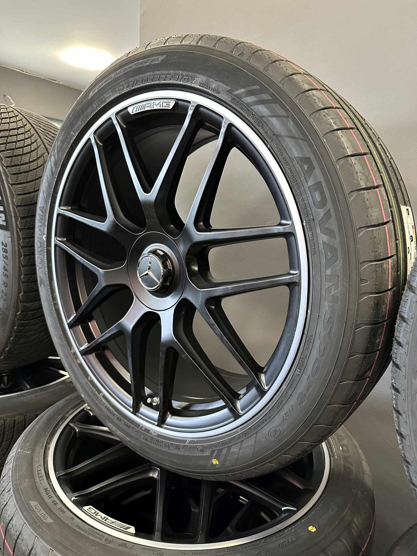 Нови Оригинал Mercedes GLE53 GLE63 AMG V167 C167 22 Zoll Мерцедес ГЛЕ 22 цола джанти летен комплект летни гуми