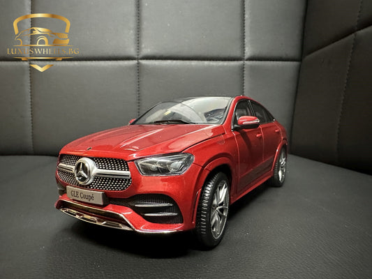 Mercedes Benz GLE Coupe V167 red 1:18 i Scale Мерцедес Бенц ГЛЕ Купе червен