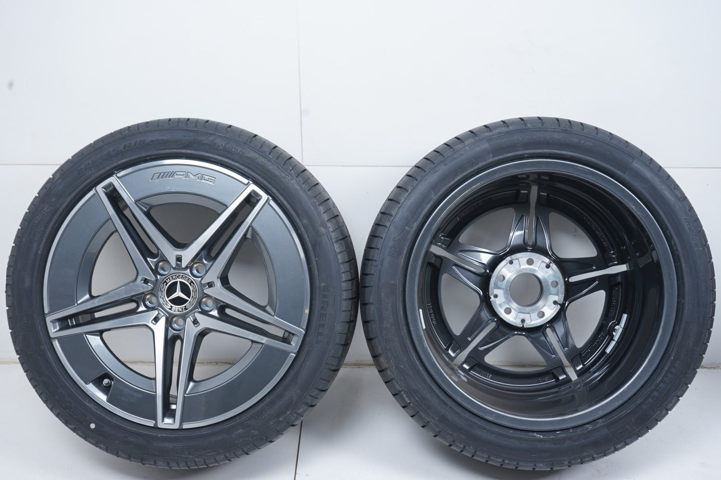 Нови Mercedes C klasse Hybrid 18 Zoll AMG Мерцедес Ц класа Хибрид W206 18 цола AMG летен комплект летни гуми