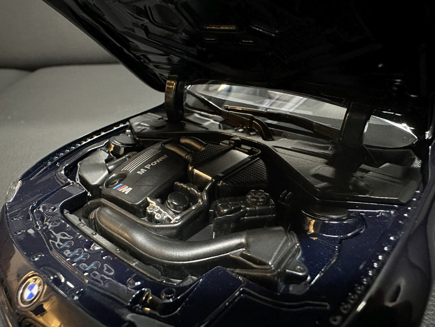 Bmw M3 Competition F80 2017 Limousine blue 1:18 NOREV 183236 Бмв M3 F80 син отваряема