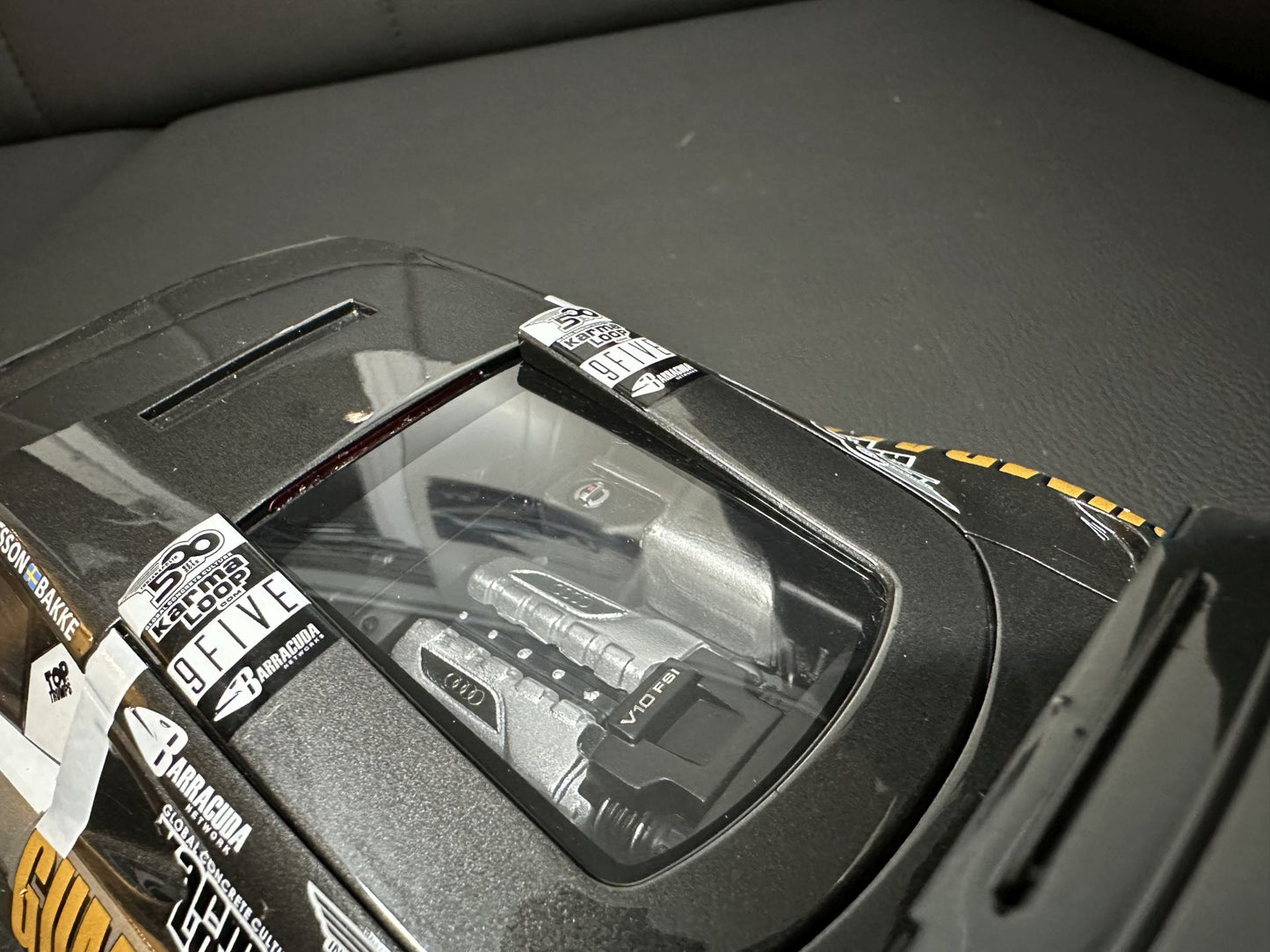 Audi R8 Gumball 300 black Limitiert 561/1500 1:18 GT Spirit GT386 Ауди Р8 черен Лимитирана