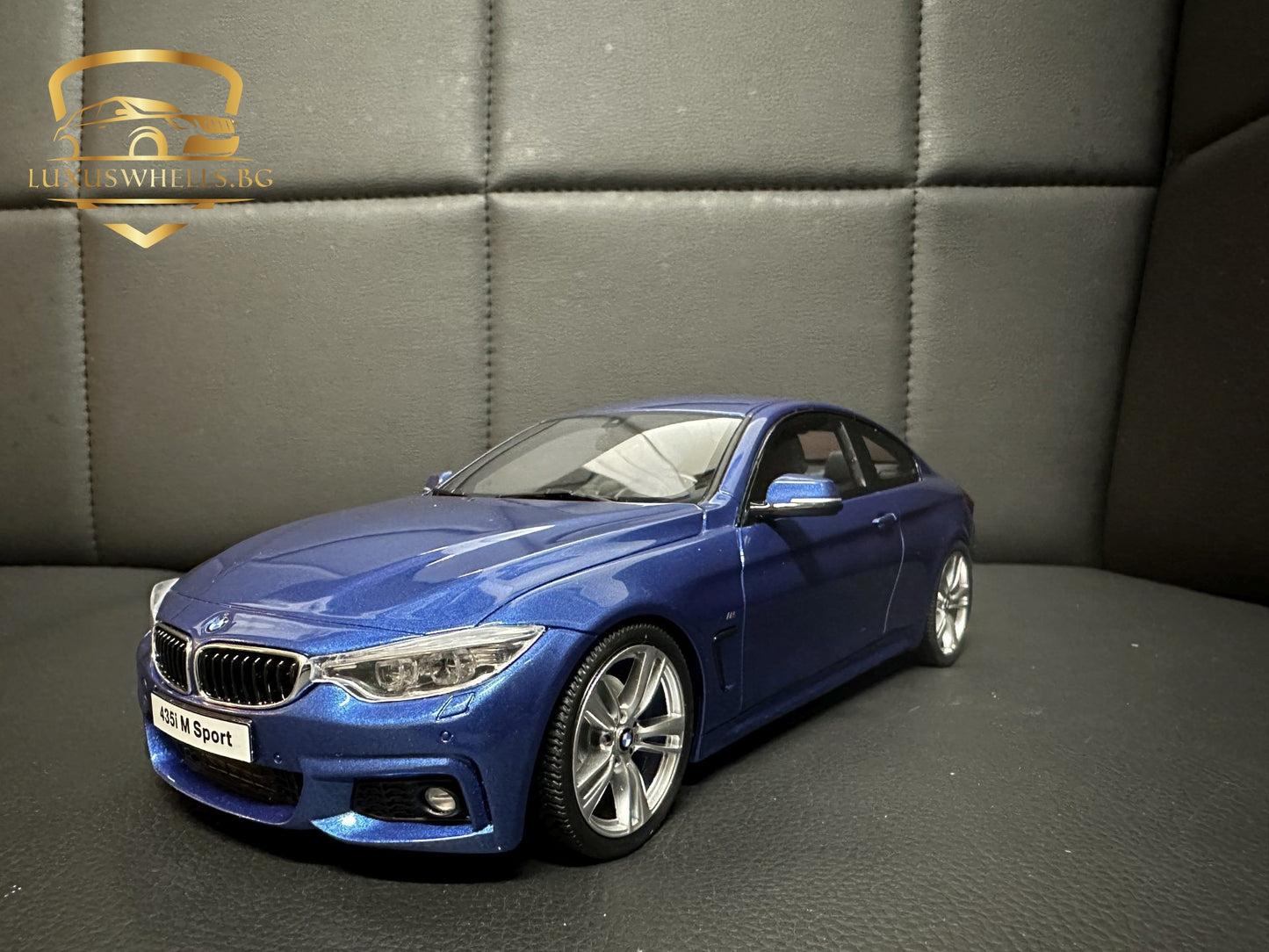 Bmw 435i M Sport Coupe blue Limitiert 420/1500 1:18 GT Spirit GT027 Бмв 435i M Спорт син Лимитирана