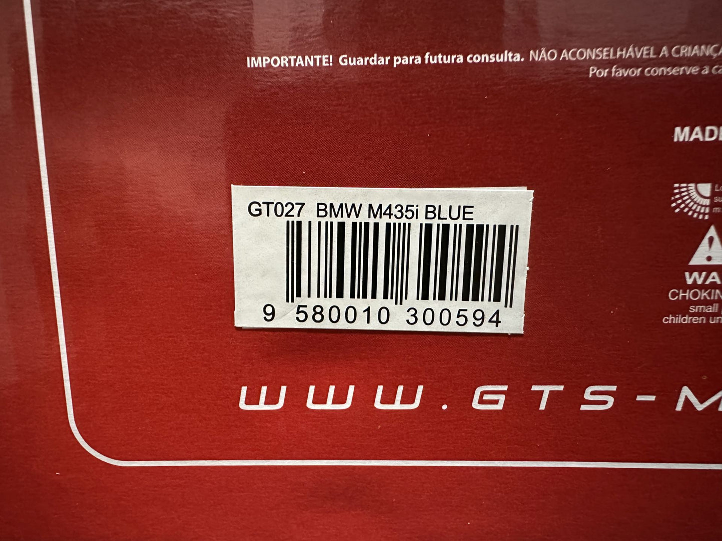 Bmw 435i M Sport Coupe blue Limitiert 420/1500 1:18 GT Spirit GT027 Бмв 435i M Спорт син Лимитирана