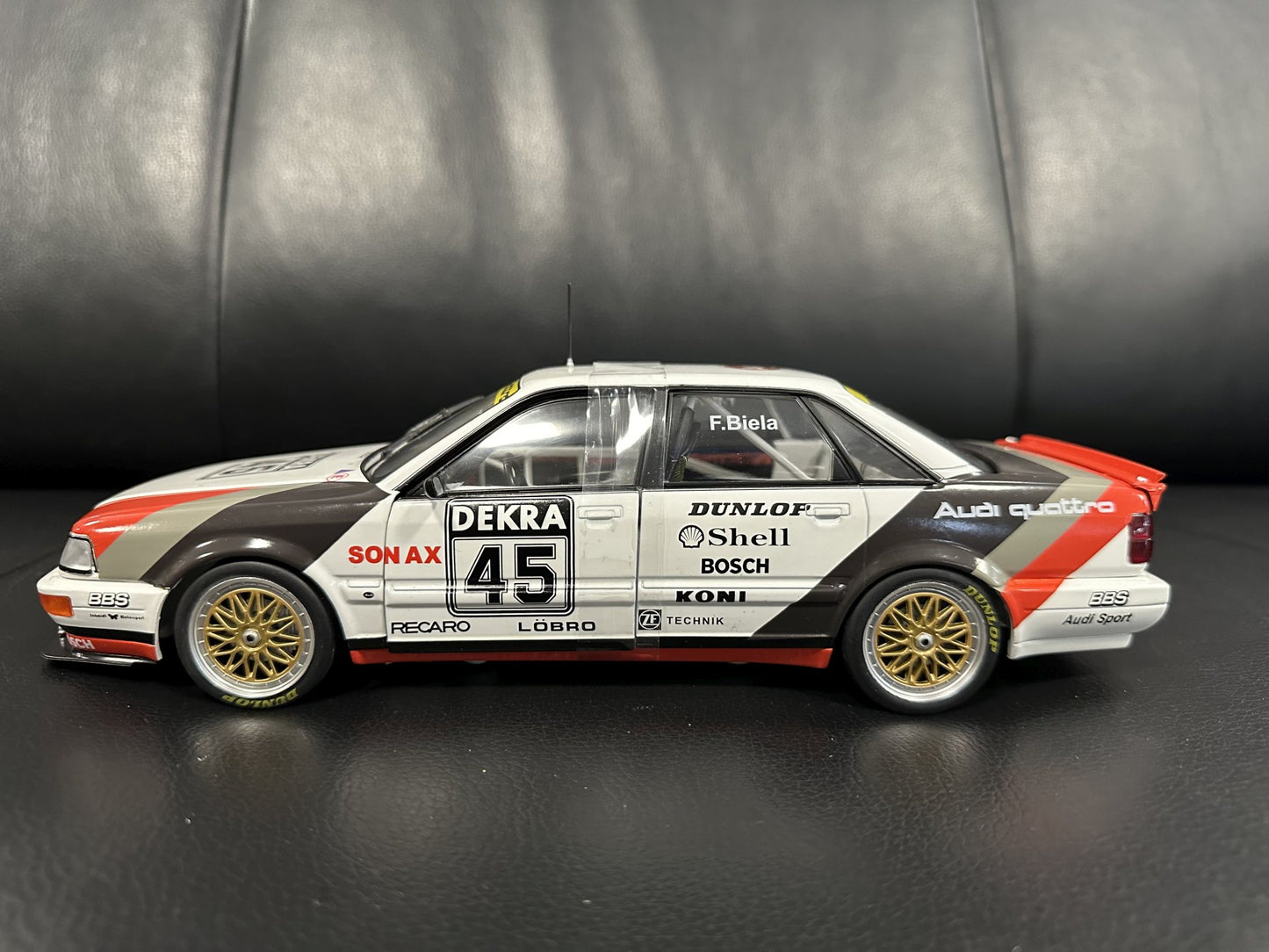 Audi V8 DTM Frank Biela 1991 white 1:18 Werk 83 W1801508 1:18 Ауди В8