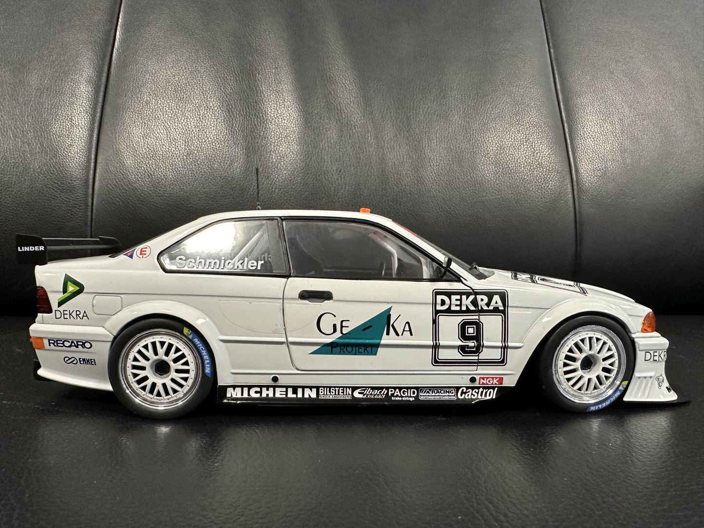 Bmw M3 E36 1994 Frank Schmickler white 1:18 WERK 83 W1800703 Бмв M3 Е36 1994 бял