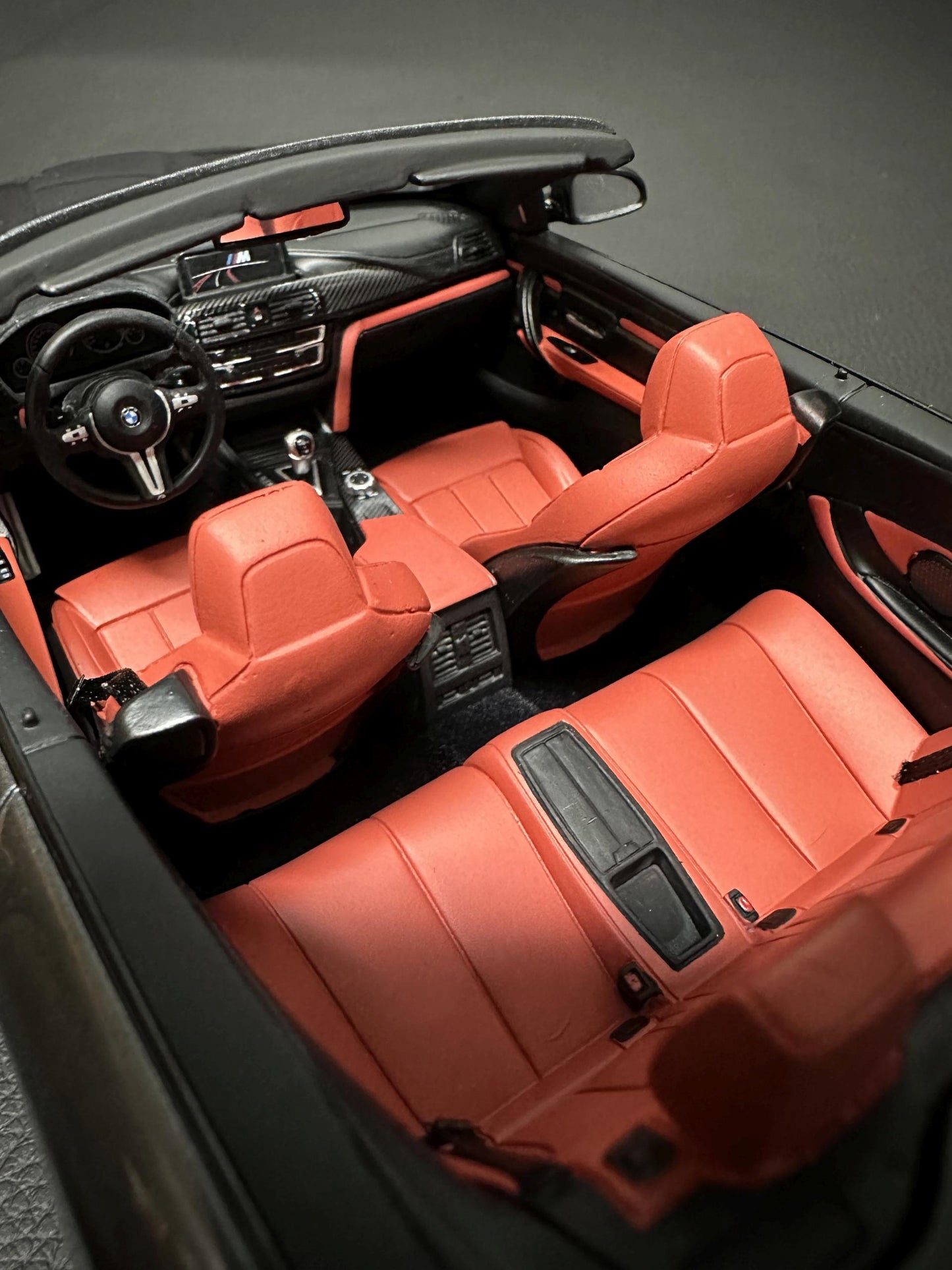 Bmw M4 F83 Cabrio grey Limitiert 713/2000 1:18 GT Spirit GT081 Бмв M4 Кабрио сив Лимитирана