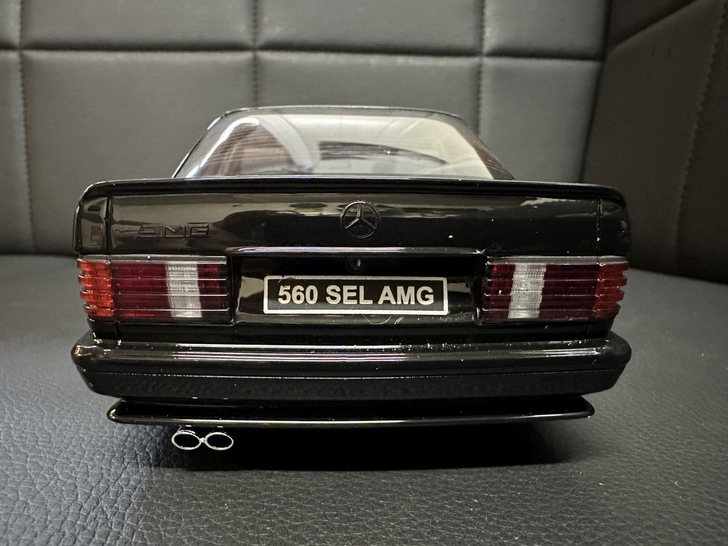 Mercedes Benz 560SEL AMG W126 Black Limitiert 1:18 OTTO OT297 Мерцедес Бенц Лимитирана черен