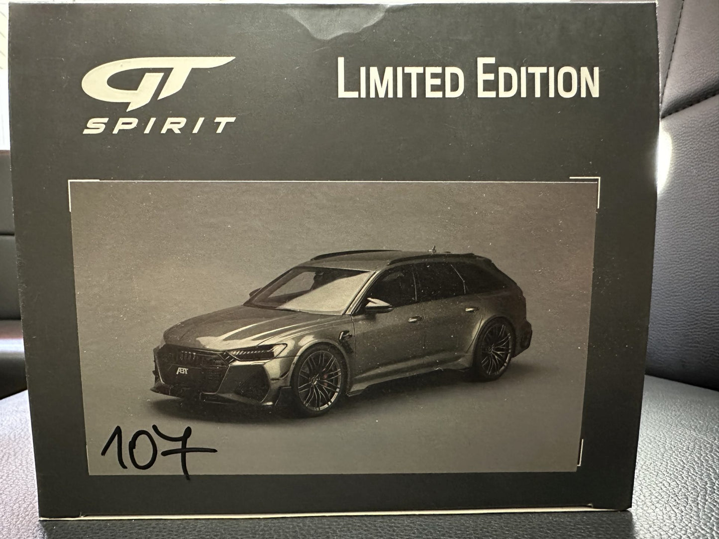 Audi RS6 ABT Kombi grey Limitiert 455/2100 1:18 GT Spirit GT292 Ауди РС6 сив Комби Лимитирана