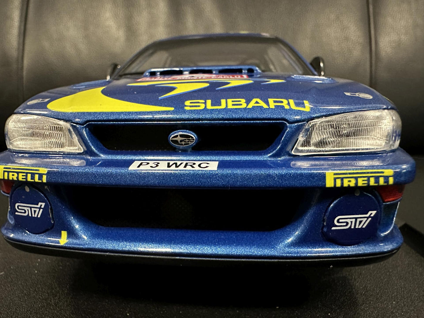 Subaru Impreza S5 WRC MonteCarlo 1997 blue 1:18 Solido S1807405 Субару Импреза Монте Карло син