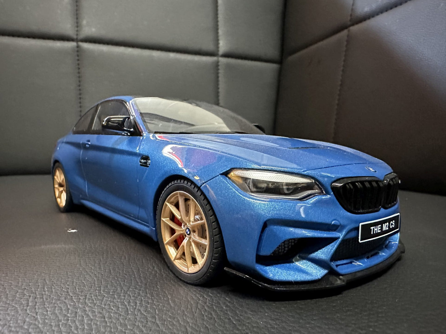 Bmw M2 CS F87 blue Limitiert 583/1600 1:18 GT Spirit GT353 Бмв M2 син Лимитирана