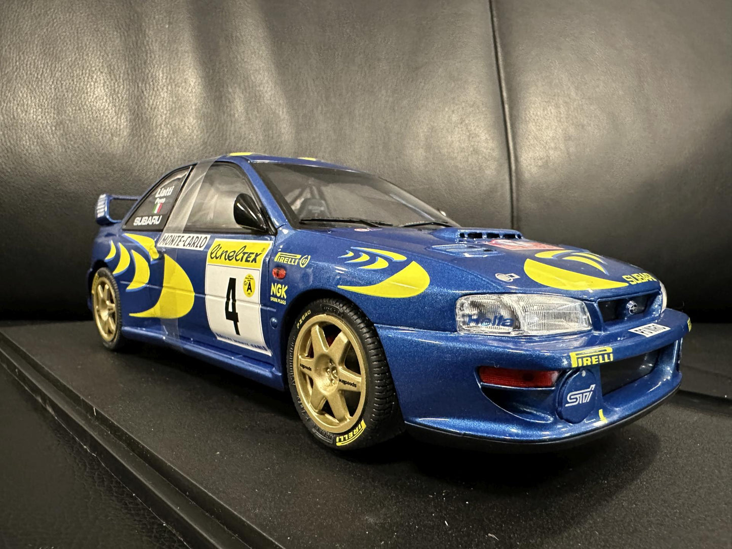 Subaru Impreza S5 WRC MonteCarlo 1997 blue 1:18 Solido S1807405 Субару Импреза Монте Карло син