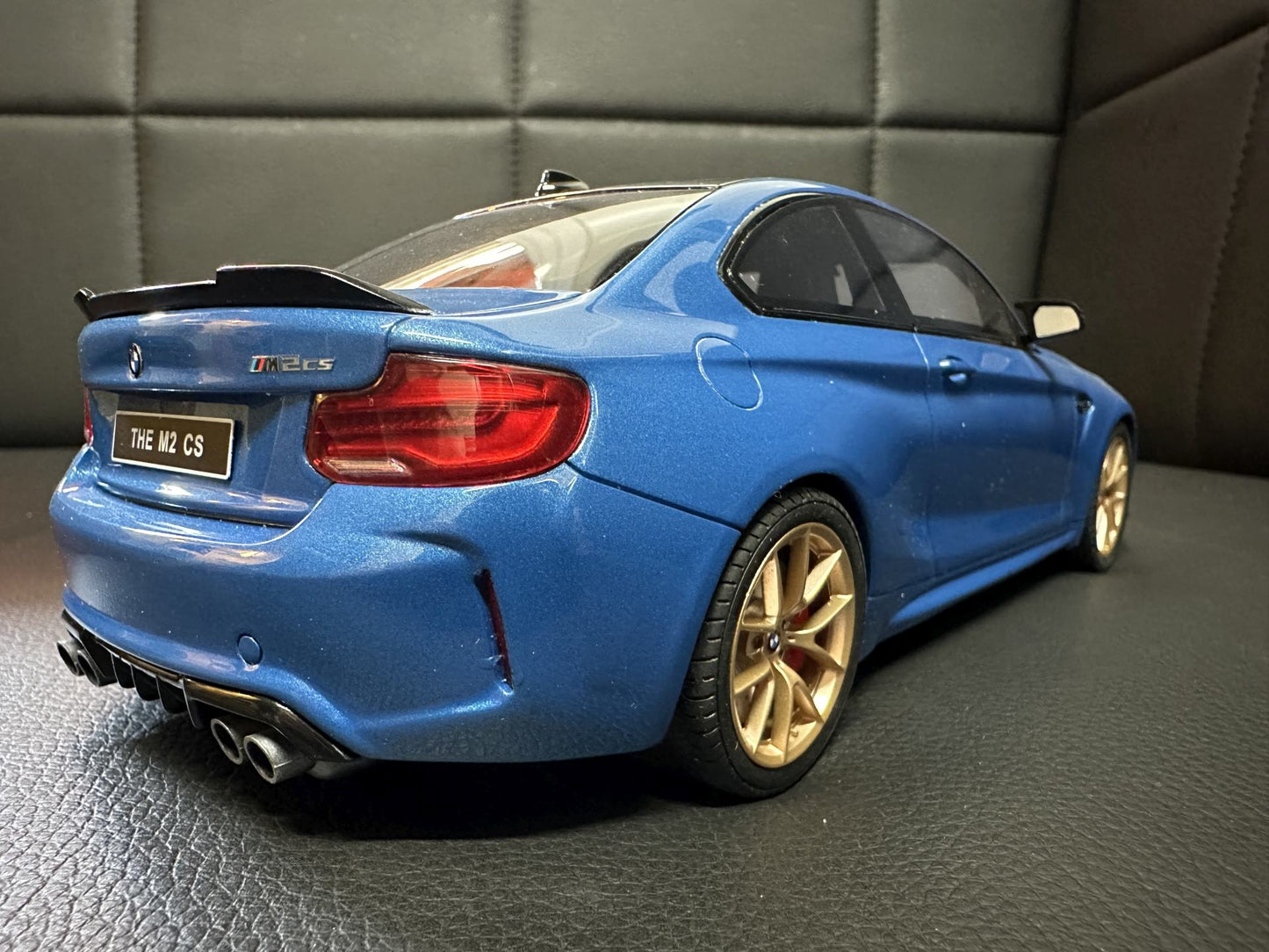 Bmw M2 CS F87 blue Limitiert 583/1600 1:18 GT Spirit GT353 Бмв M2 син Лимитирана