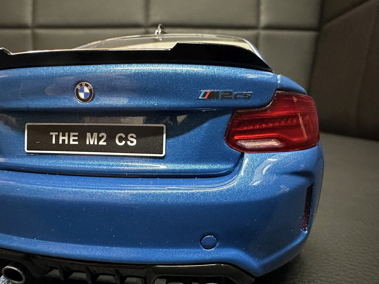 Bmw M2 CS F87 blue Limitiert 583/1600 1:18 GT Spirit GT353 Бмв M2 син Лимитирана