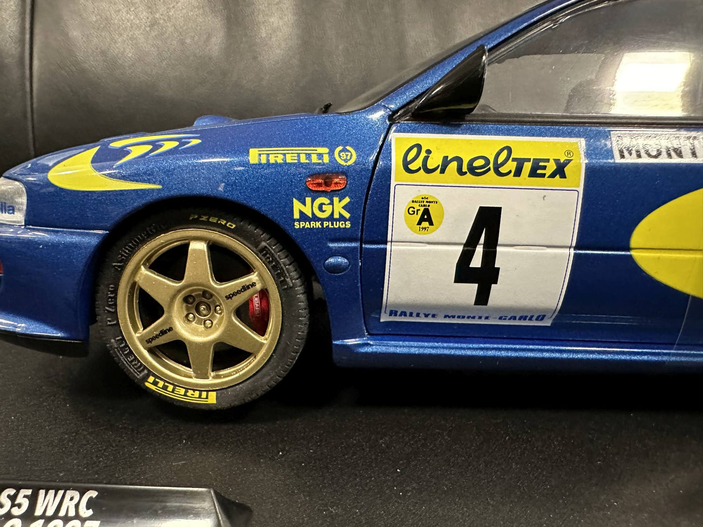 Subaru Impreza S5 WRC MonteCarlo 1997 blue 1:18 Solido S1807405 Субару Импреза Монте Карло син