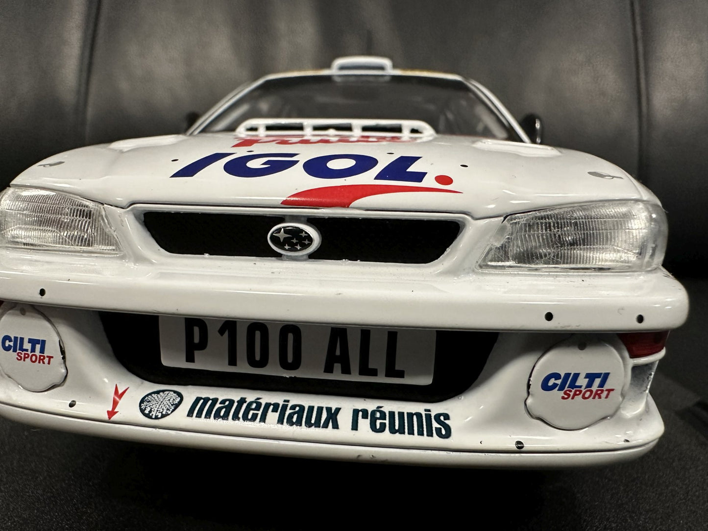 Subaru Impreza S5 WRC MonteCarlo 1999 white 1:18 Solido S1807407 Субару Импреза Монте Карло бял