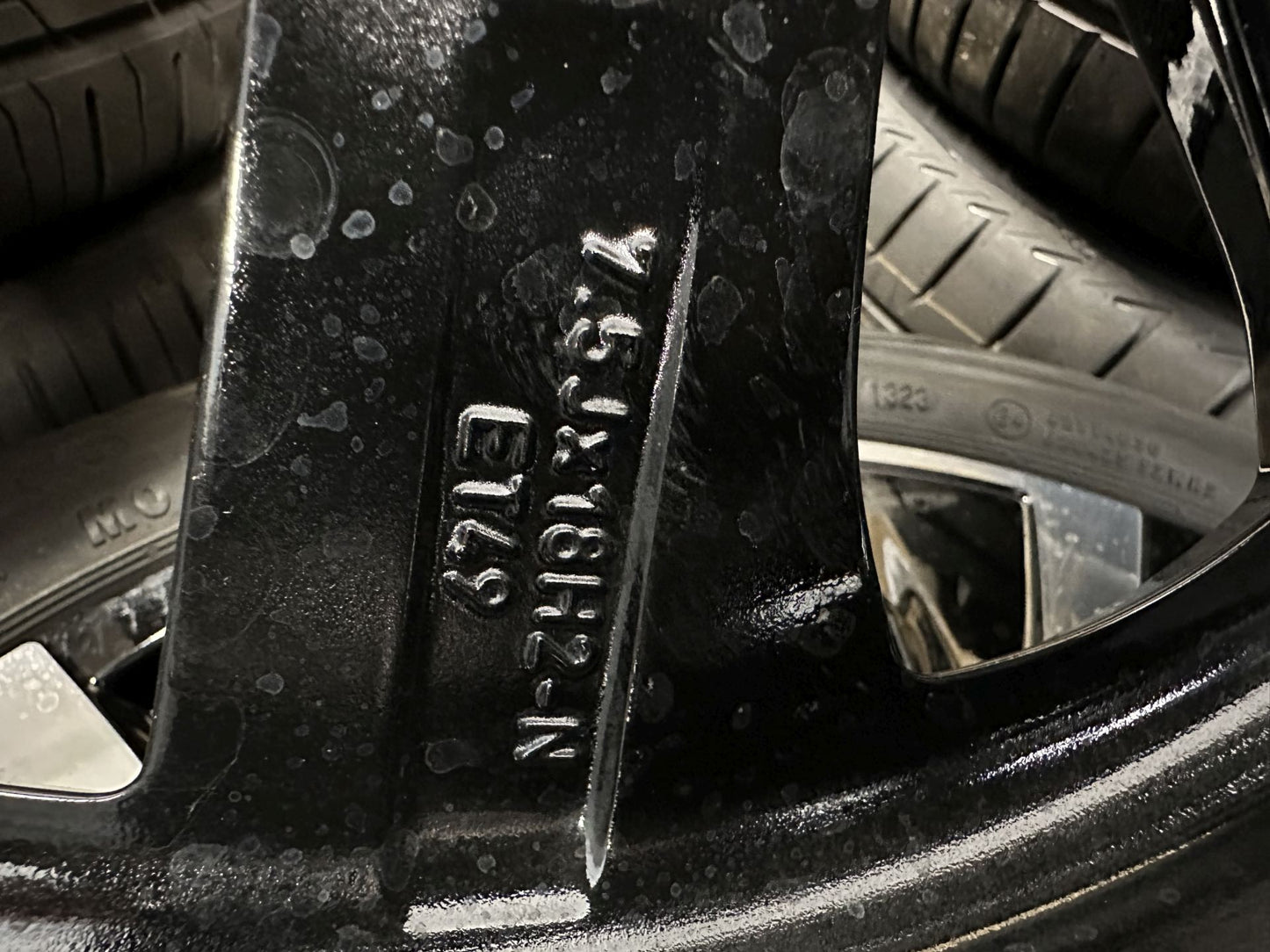 Оригинал Като Нови Mercedes A B Cla Klasse 18 Zoll W177 W247 W118 Мерцедес А Б Цла Класа 18 цола джанти летен комплект летни гуми