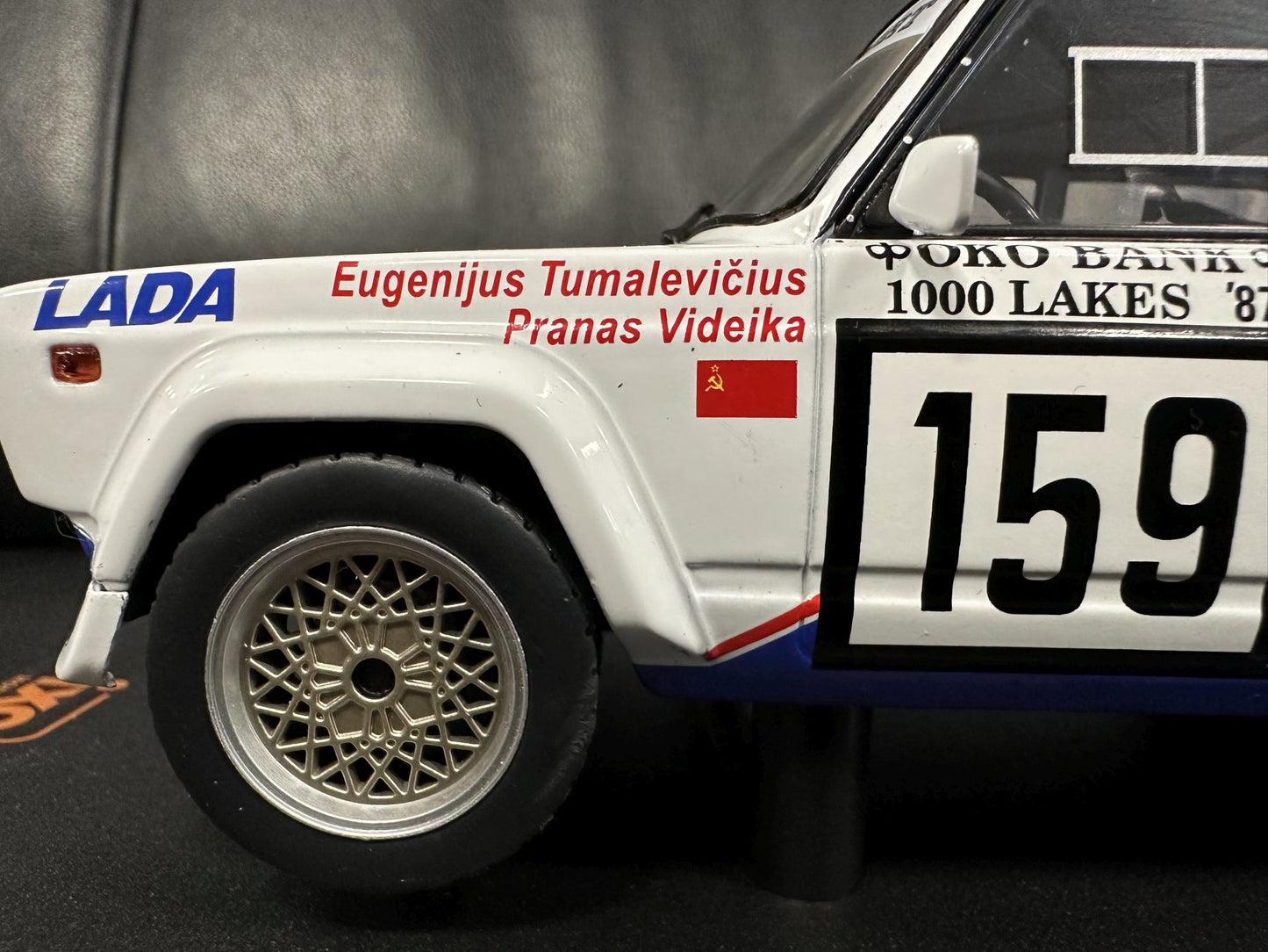 Lada 2105 VFTS Rally Lakes 1987 white 1:18 IXO 18RMC181B.22 Лада 2105 1987 бял