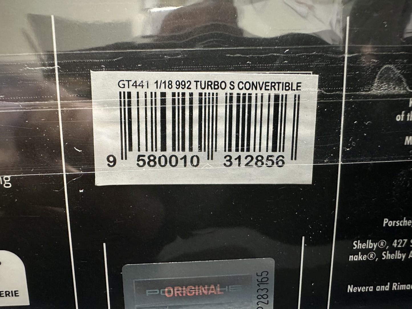 Porsche 911 Turbo S 992 Cabrio blue Limitiert 1:18 GT Spirit GT441 Порше 911 Турбо С Кабрио син Лимитирана