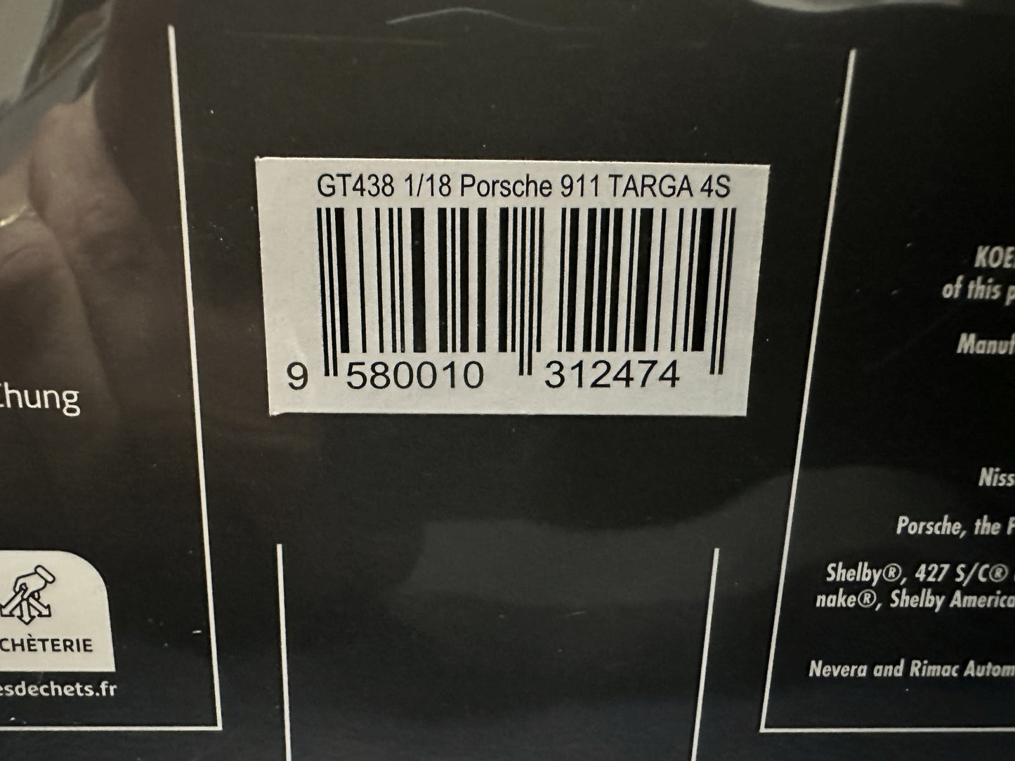 Porsche 911 Targa 4S Cabrio green Limitiert 1:18 GT Spirit GT438 Порше 911 Тарга зелен Лимитиран