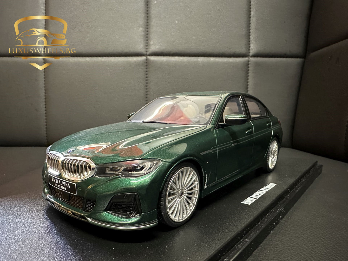Bmw Alpina B3 G20 Limousine green Limitiert 1:18 GT Spirit GT912 Бмв Алпина зелен седан Лимитирана