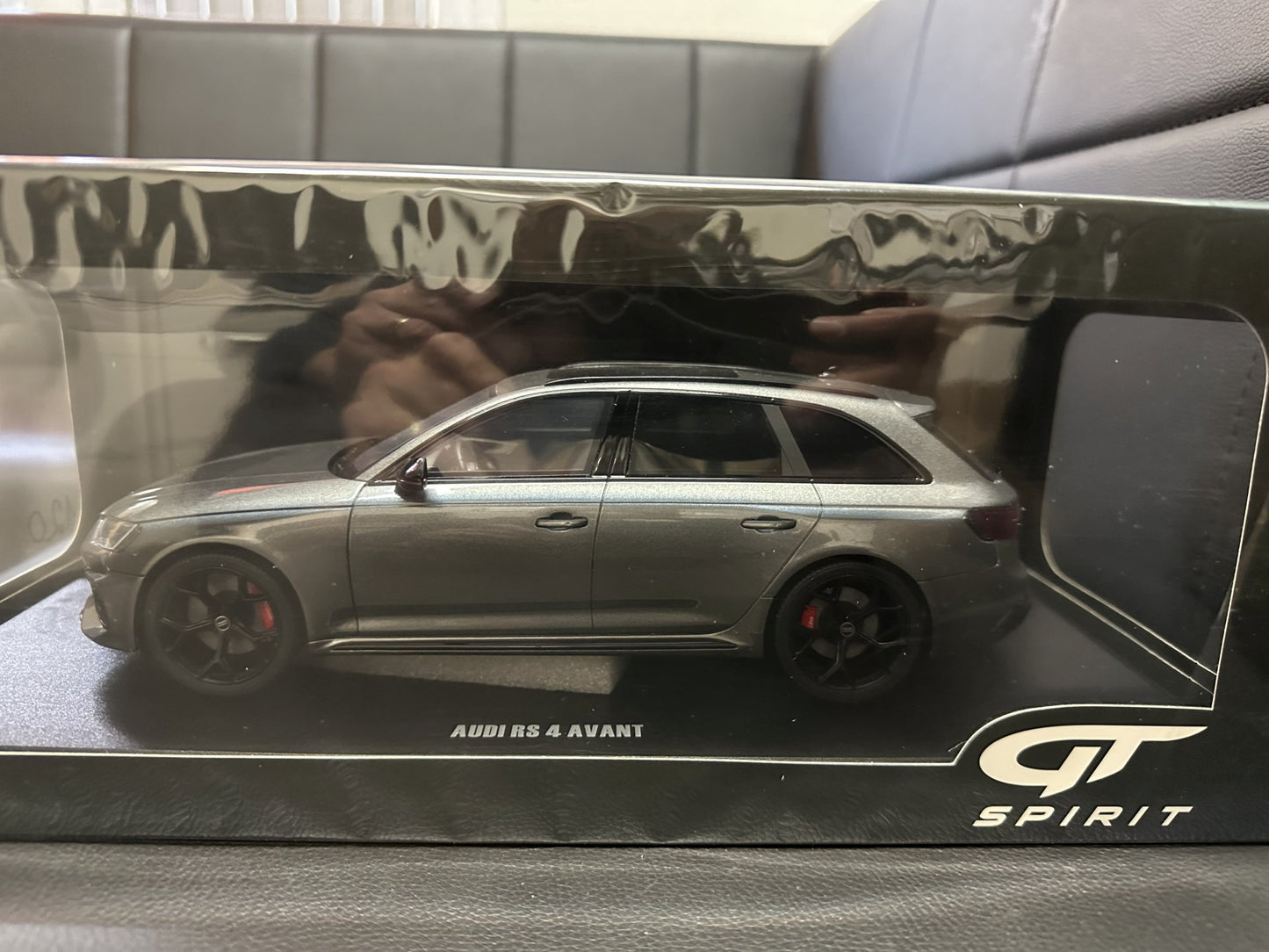 Audi RS4 Kombi Competition grey Limitiert 1:18 GT Spirit GT456 Ауди РС4 сив Комби Лимитирана
