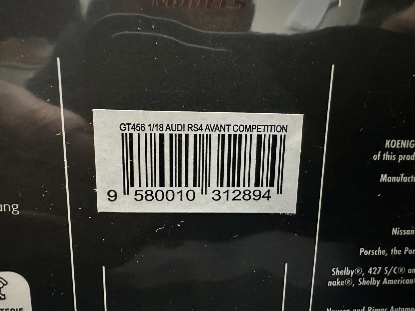 Audi RS4 Kombi Competition grey Limitiert 1:18 GT Spirit GT456 Ауди РС4 сив Комби Лимитирана