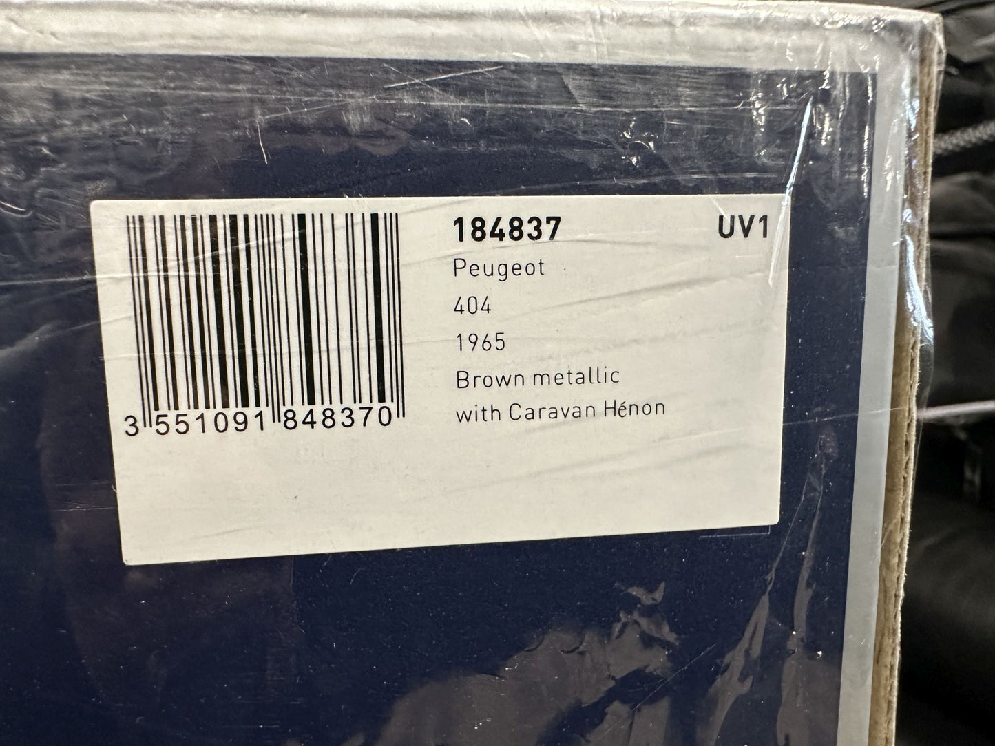 Peugeot 404 1965 Caravan Henon brown/white 1:18 NOREV 184837 Пежо 404 Каравана кафяв/бял