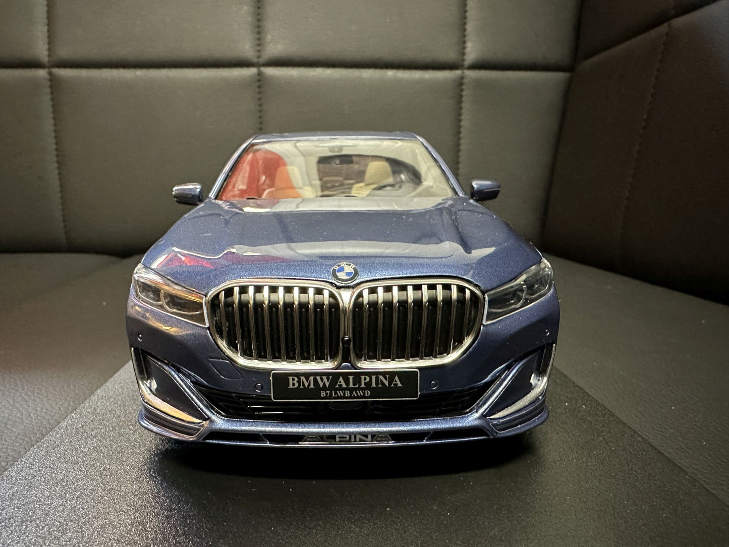 Bmw Alpina B7 Limousine blue Limitiert 755/1500 1:18 GT Spirit GT465 Бмв Алпина син седан Лимитирана