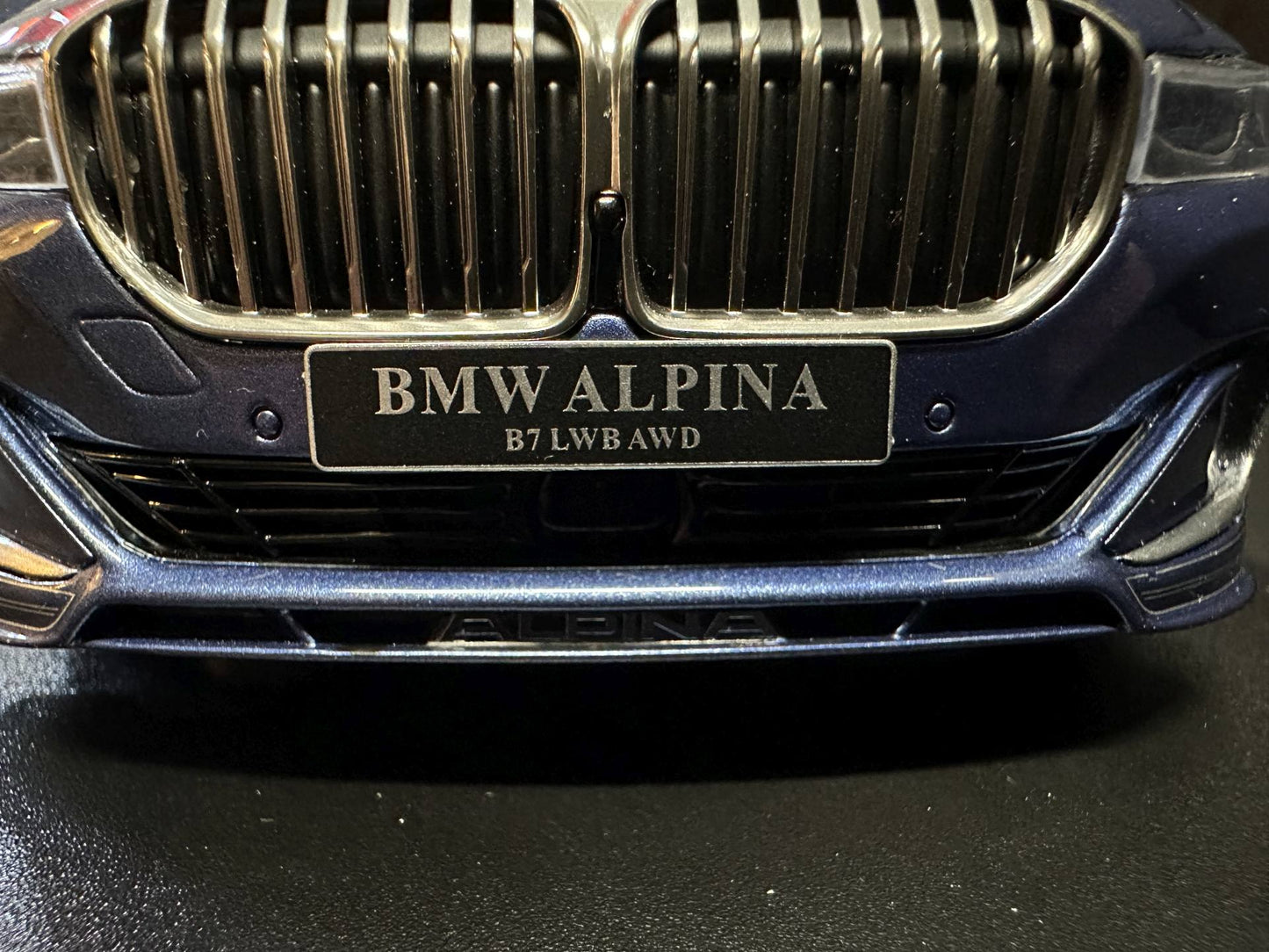 Bmw Alpina B7 Limousine blue Limitiert 755/1500 1:18 GT Spirit GT465 Бмв Алпина син седан Лимитирана