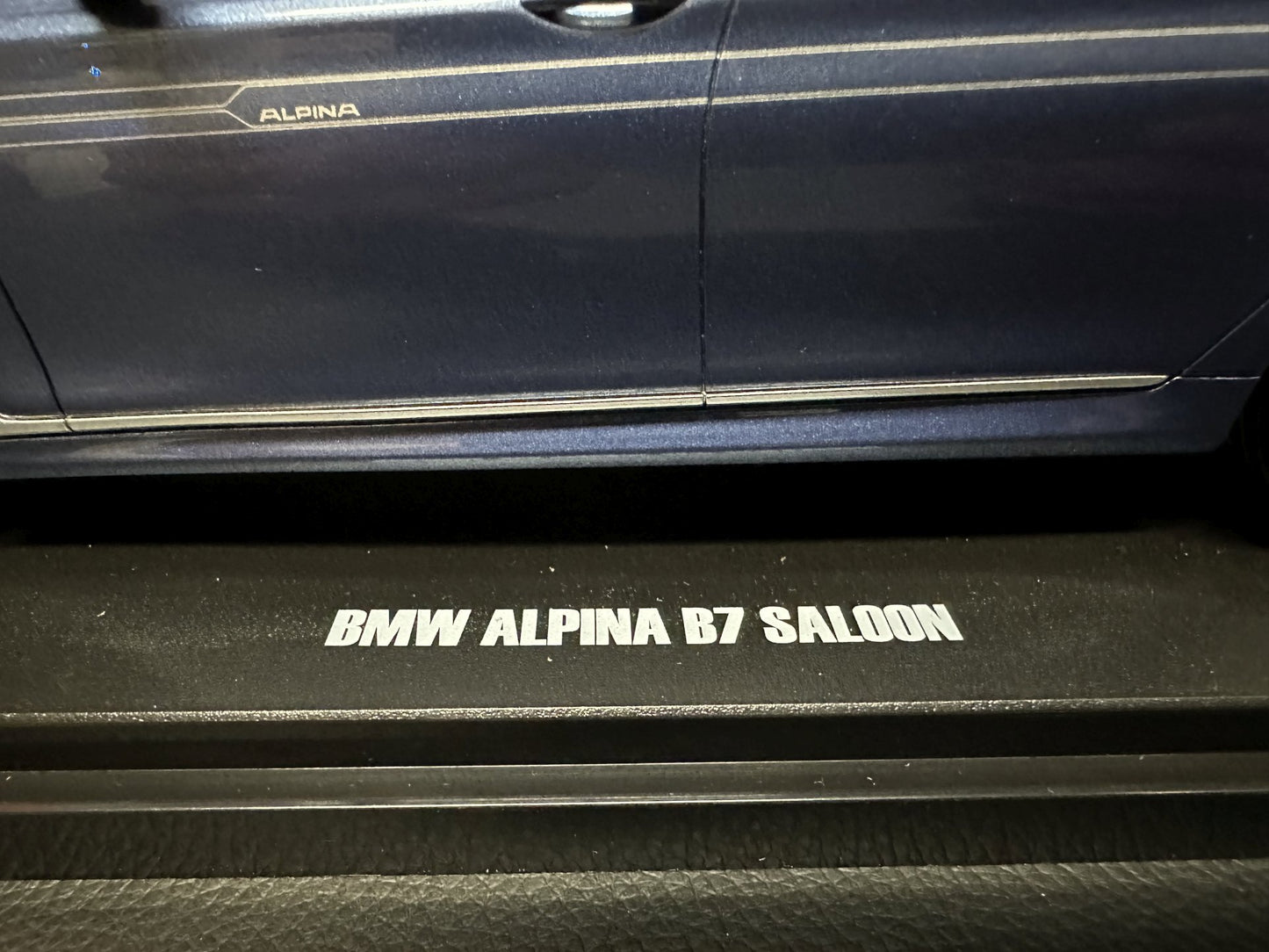 Bmw Alpina B7 Limousine blue Limitiert 755/1500 1:18 GT Spirit GT465 Бмв Алпина син седан Лимитирана