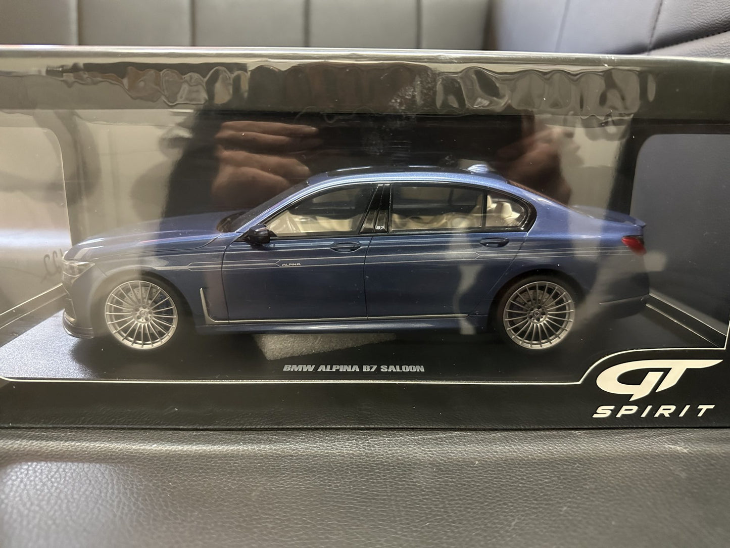 Bmw Alpina B7 Limousine blue Limitiert 755/1500 1:18 GT Spirit GT465 Бмв Алпина син седан Лимитирана