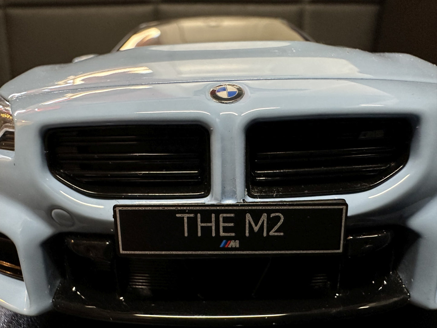 Bmw M2 G87 blue 1:18 GT Spirit GT424 Бмв M2 небесно син