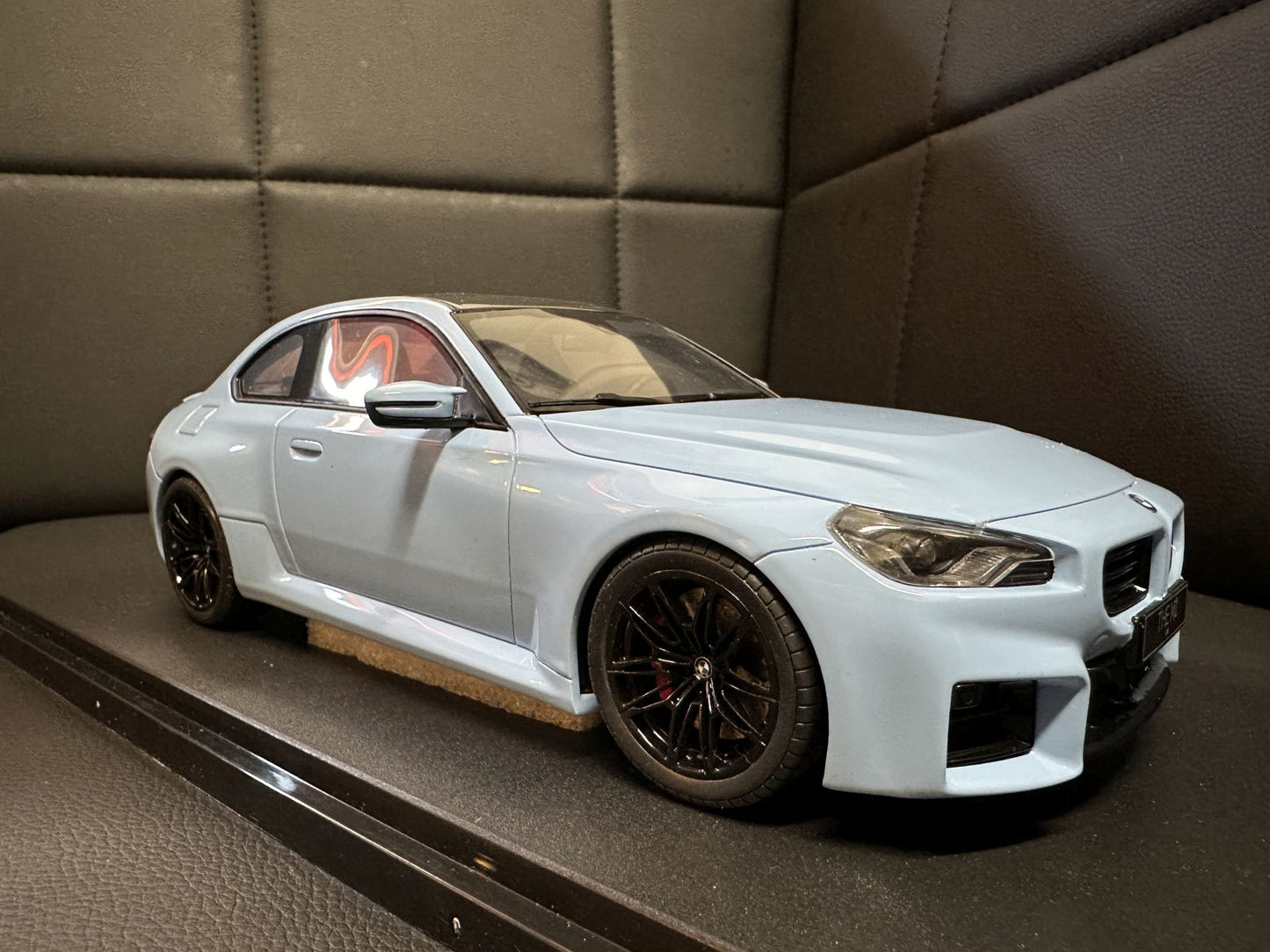 Bmw M2 G87 blue 1:18 GT Spirit GT424 Бмв M2 небесно син