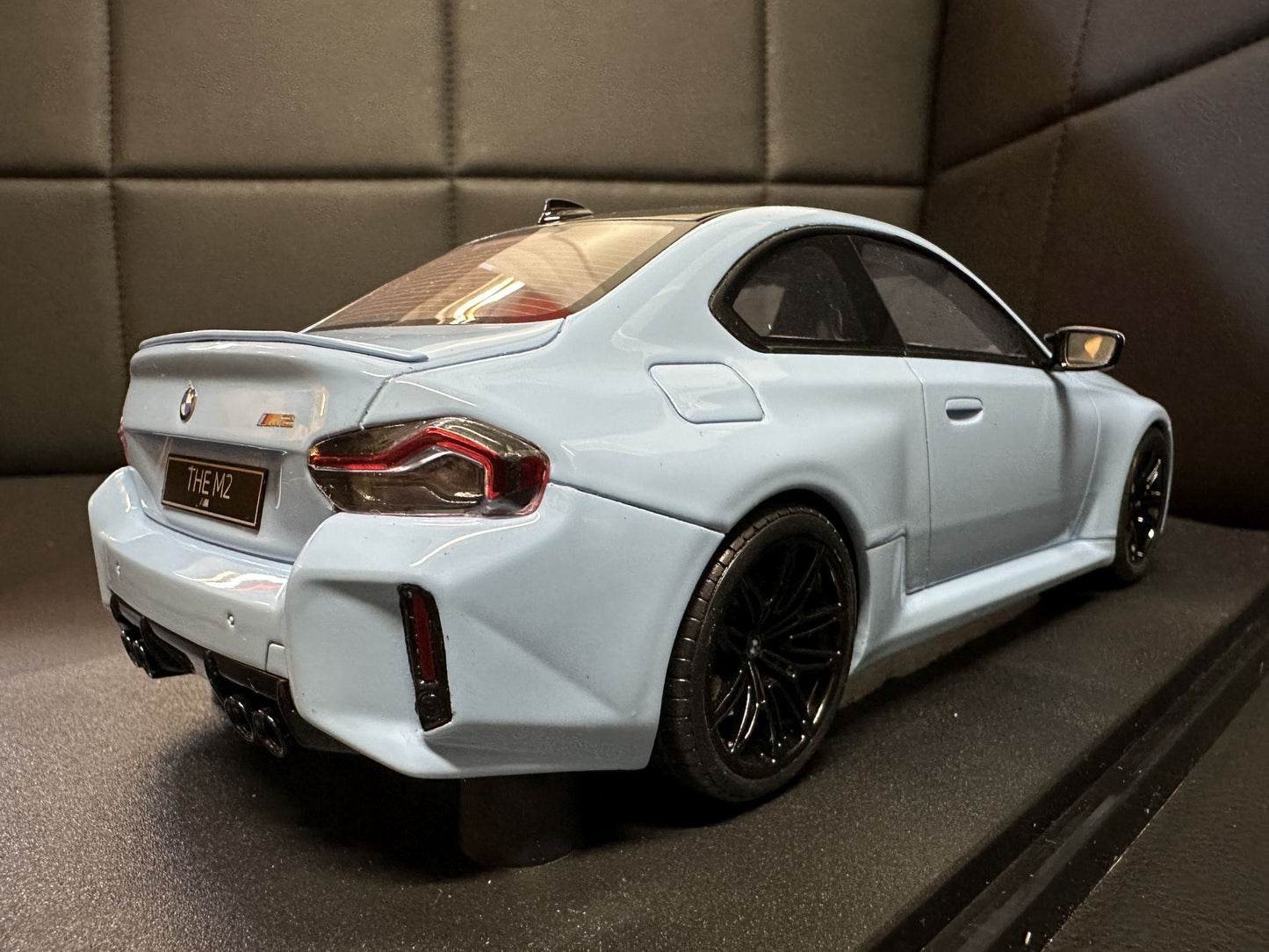 Bmw M2 G87 blue 1:18 GT Spirit GT424 Бмв M2 небесно син