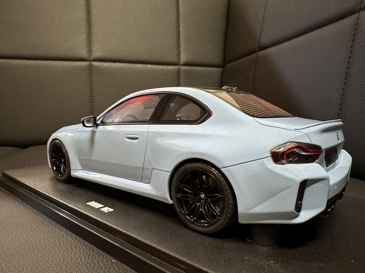 Bmw M2 G87 blue 1:18 GT Spirit GT424 Бмв M2 небесно син