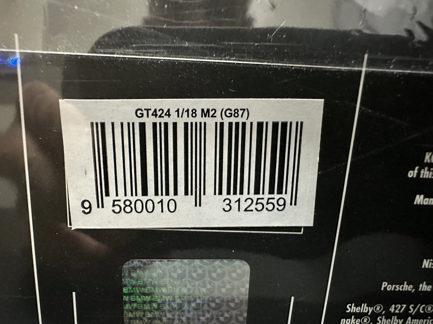 Bmw M2 G87 blue 1:18 GT Spirit GT424 Бмв M2 небесно син