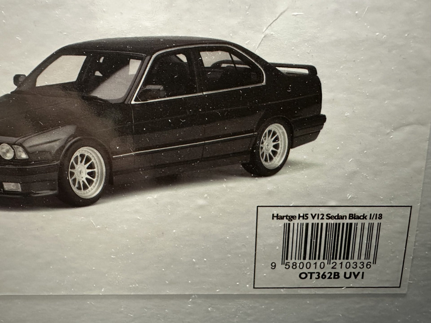 Bmw H5 Hartge E34 V12 Limousine black Limitiert 366/999 1:18 OTTO OT362B Бмв Е34 черен Лимитирана