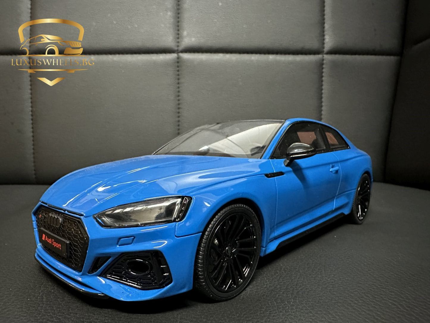 Audi RS5 Coupe blue Limitiert 543/999 1:18 GT Spirit GT311 Ауди РС5 син Лимитиран