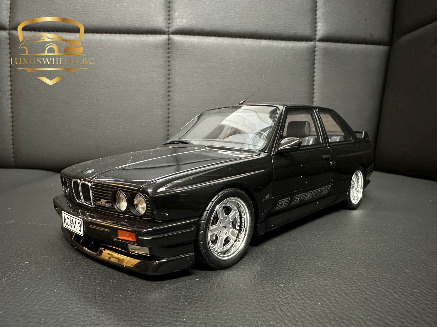 Bmw AC Schnitzer AC3 E30 Coupe Black Limitiert 539/3000 1:18 OTTO OT1033 Бмв Е30 черен Лимитирана