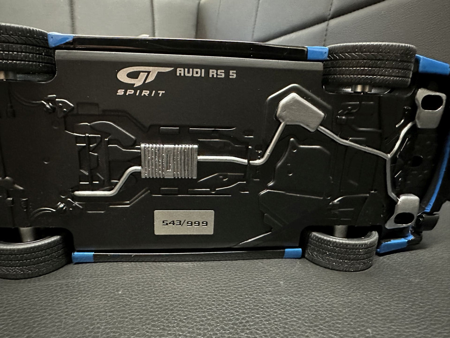 Audi RS5 Coupe blue Limitiert 543/999 1:18 GT Spirit GT311 Ауди РС5 син Лимитиран